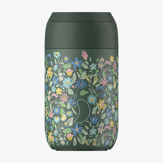 Chillys 340Ml Coffee Mug Liberty Summer Sprigs Pine Green
