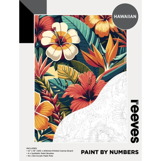 Reeves Paint by Numbers Hawaian