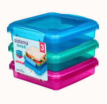 450ml 3pk Sandwich Box