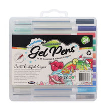 24 Gel Pens World Of Colour