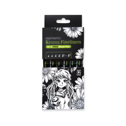 Elements Kroma Fineliners 5+1 Free