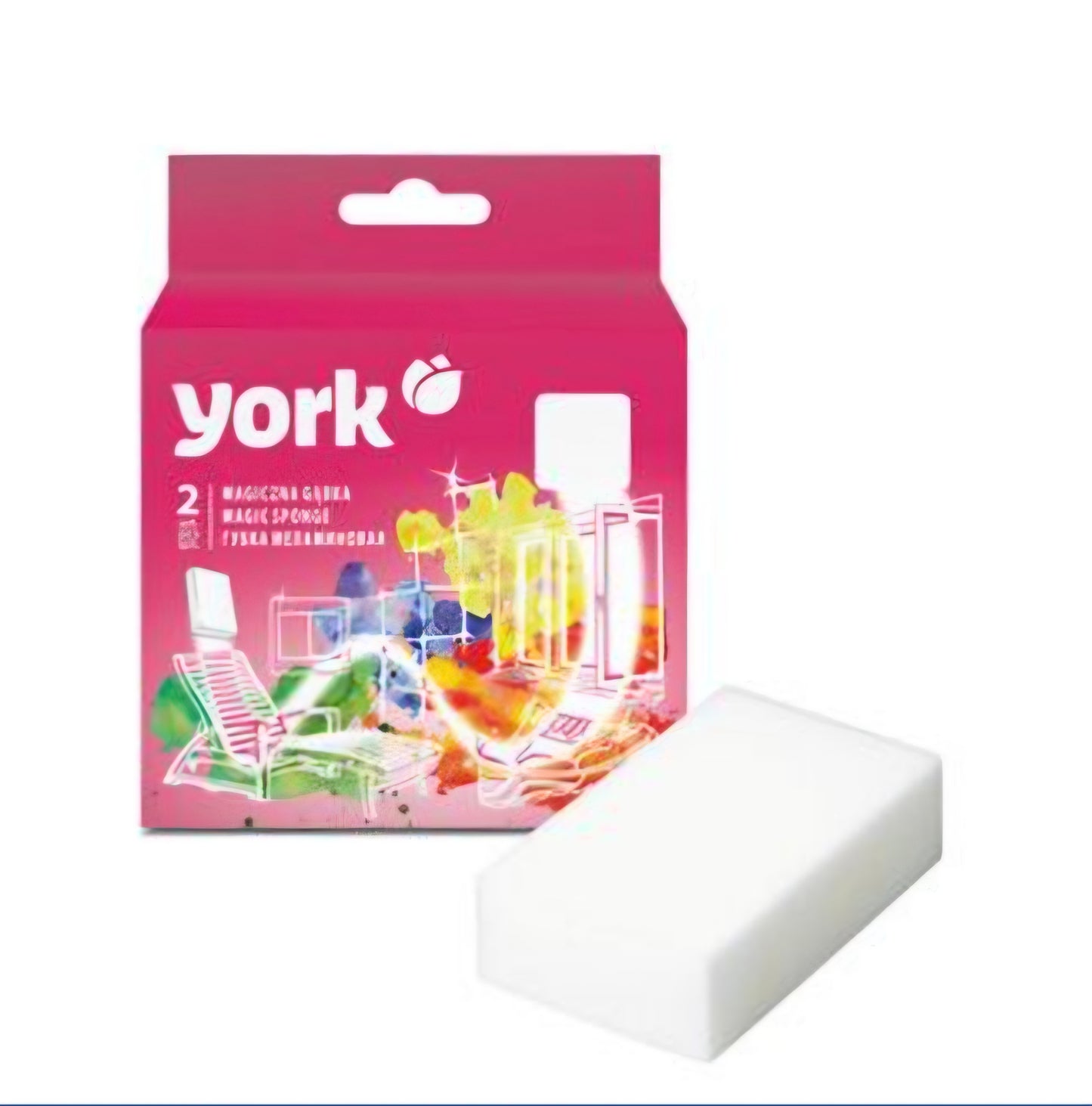York 2pc Magic Sponges