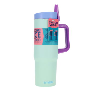 Smash
860ml Stainless Steel Bottle - Mint