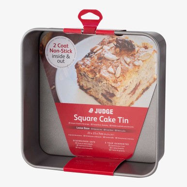 Judge 9in Square Cake Tin Loose Base