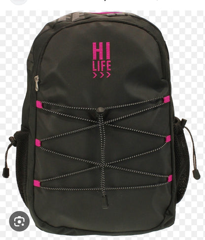Backpack High Life Student Pink/Black