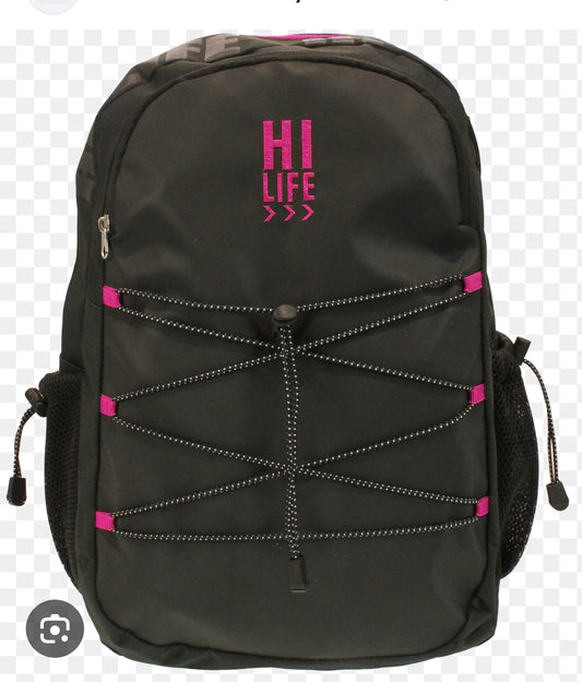 Backpack High Life Student Pink/Black