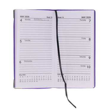 Concept
2026 Week To View Executive Slim Diary Bright - Asst