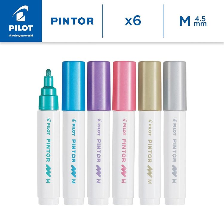 Pilot Paint Markers Metallic Med