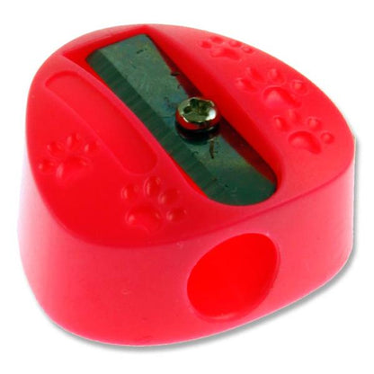 Single Sharpener Paw Print Design