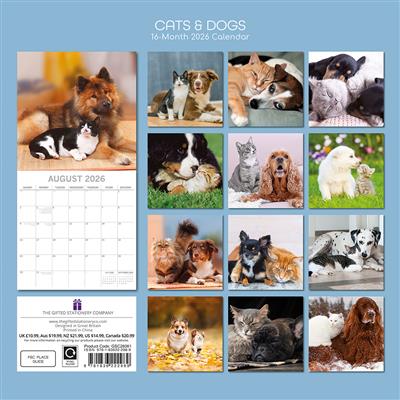 2026 Calendar Cats & Dogs