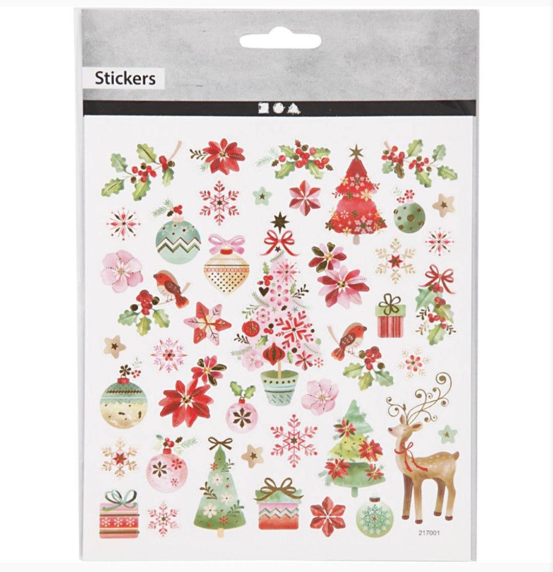 Christmas Stickers Romantic Style