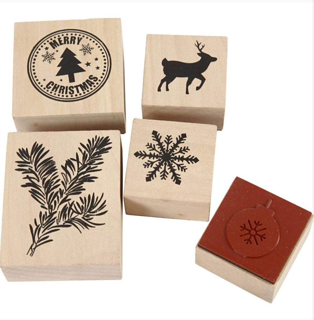 5pc Christmas Stampers