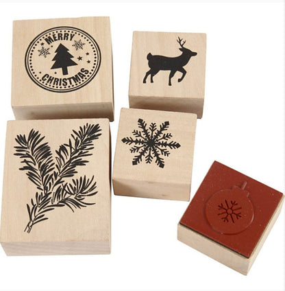 5pc Christmas Stampers