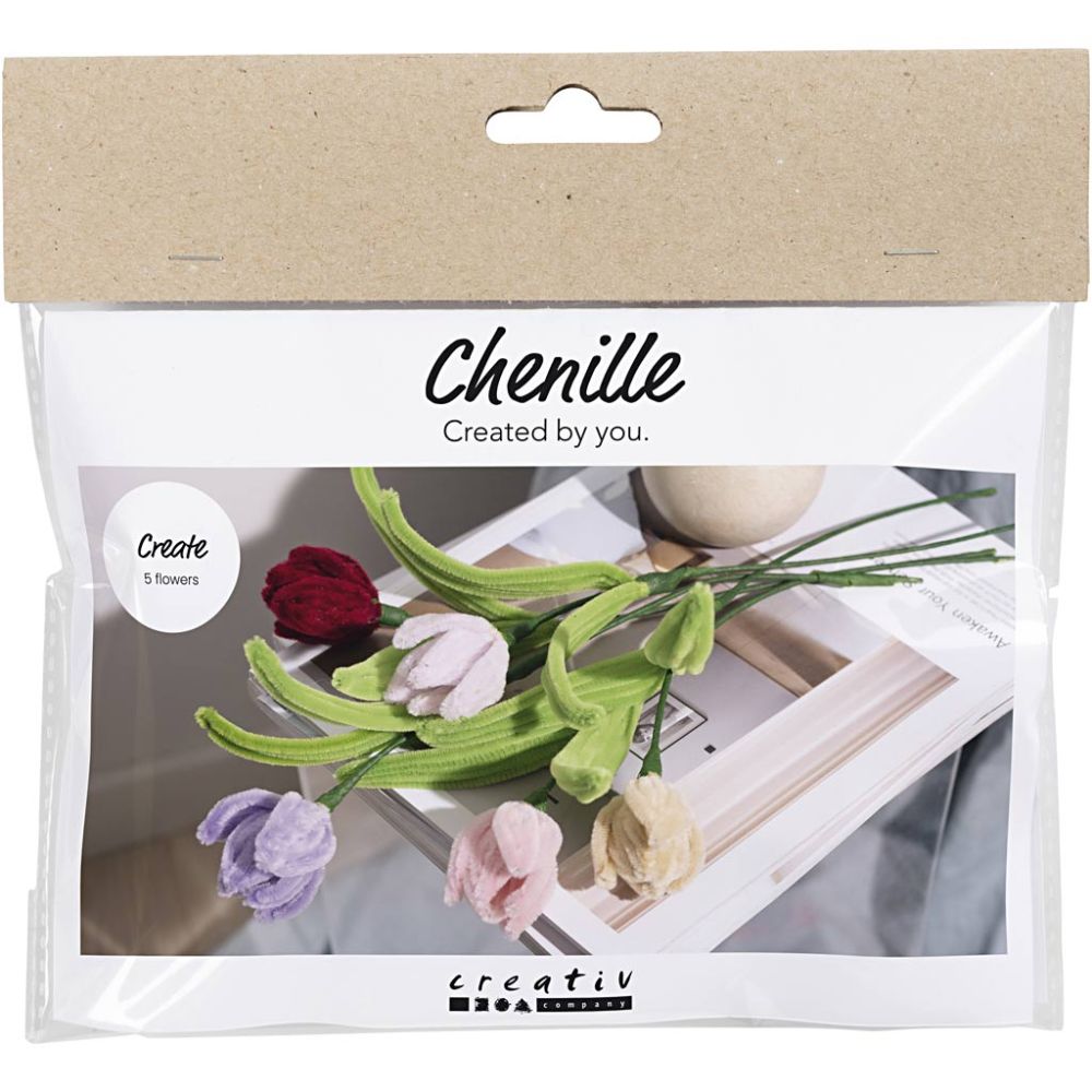 Chenille Pipe Cleaner Flowers
