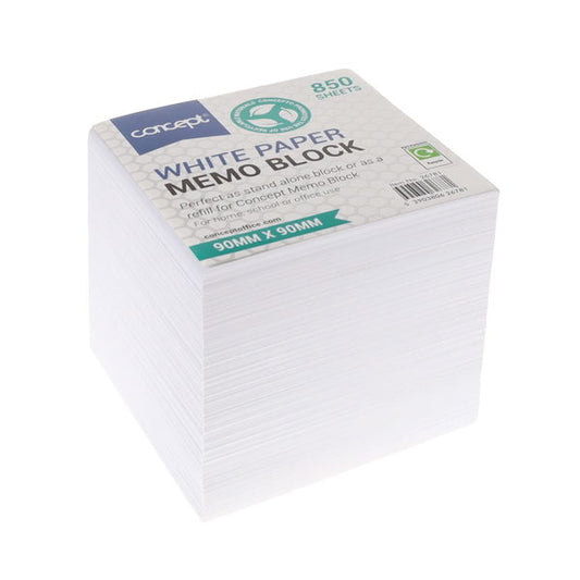 Premier Office 90x90mm White Paper Block