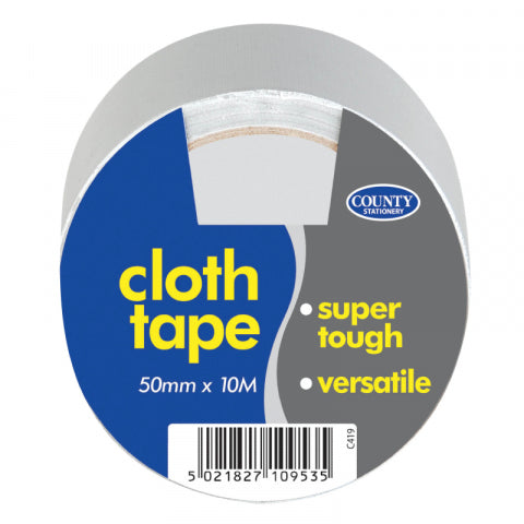 County Reinforced Cloth Tape 50mm x 10m Very Heavy Duty