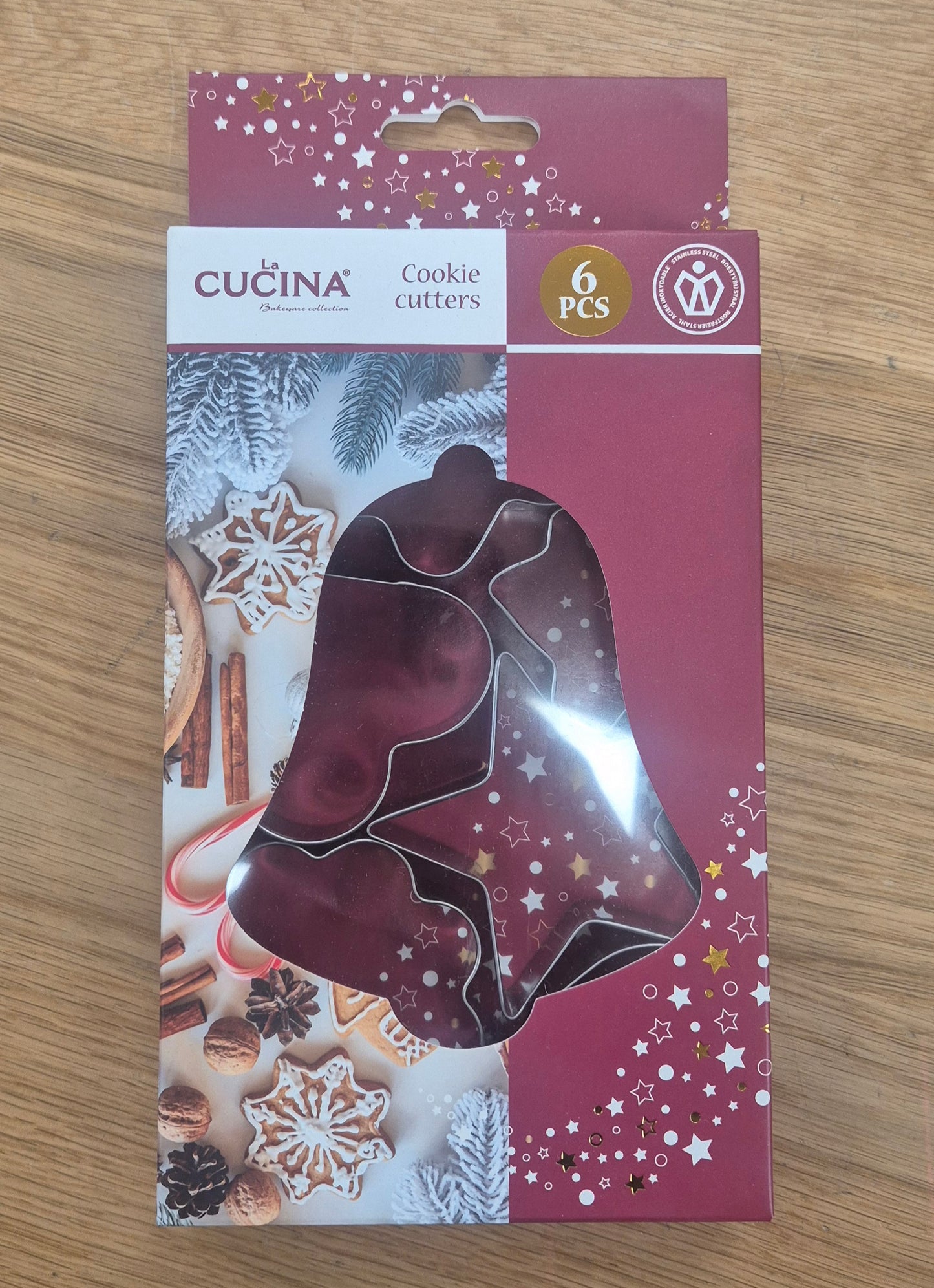 Xmas 6 Cookie Cutters La Cucine