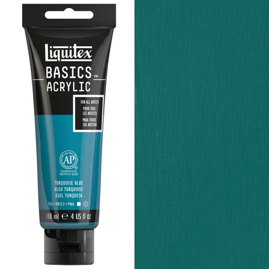 Liquitex Basics Acrylic118Ml Turquoise Blu