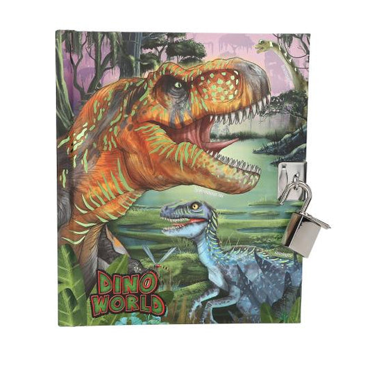 Dino World Diary With Lock