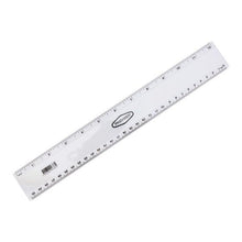 6in Clear Plastic Ruler