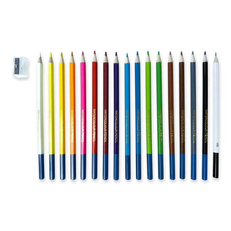 Elements Watercolour Collection Tin 34pc