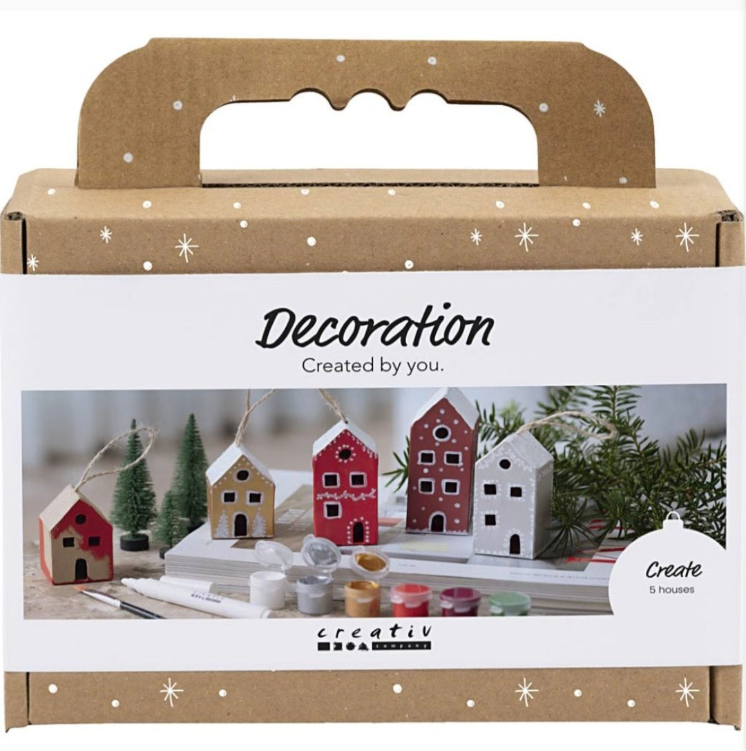 Mini Craft Kit Christmas Houses