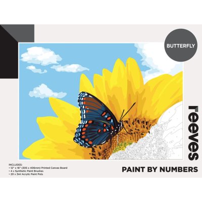 Reeves Paint by Numbers Butterfly