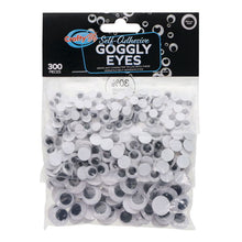 Goggly Eyes 300Pk Black/White