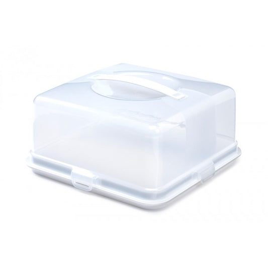 Whitefurze 33cm Square Cake Box Carrier With Handle