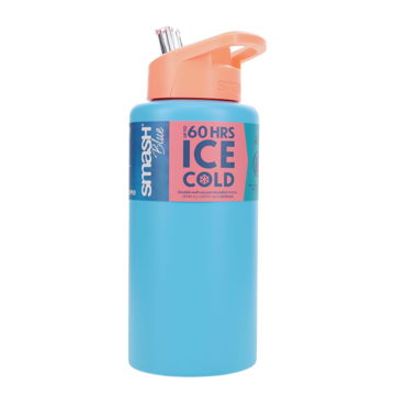 Smash 1l Stainless Steel Bottle Blue