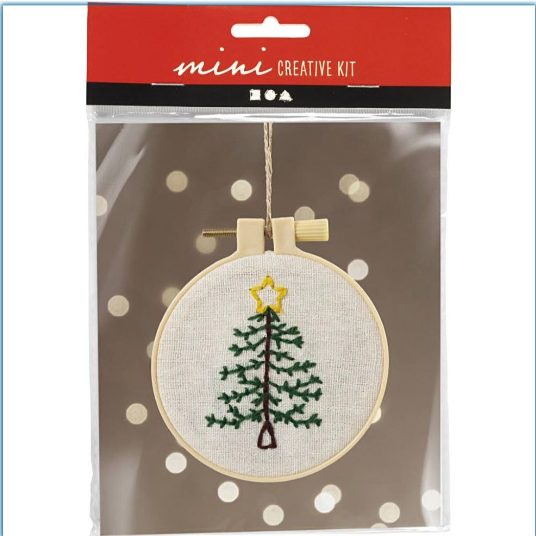 Mini Craft Kit Embroidery Christmas Tree