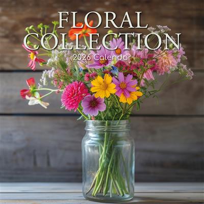 2026 Calendar Floral Collecton