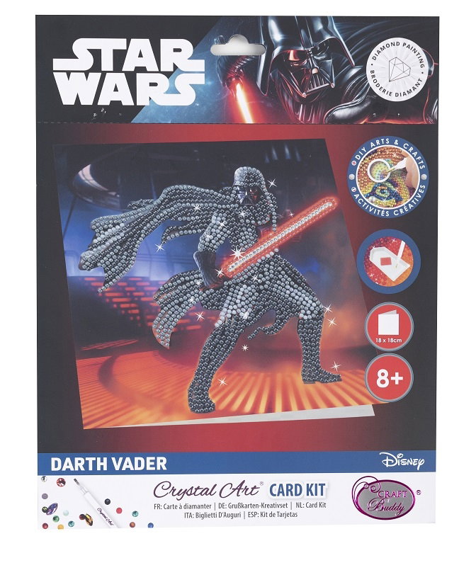 Darth Vader Card Crystal Art