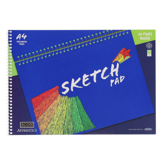 Sketch Pad 90gsm A4 Spiral 60 page