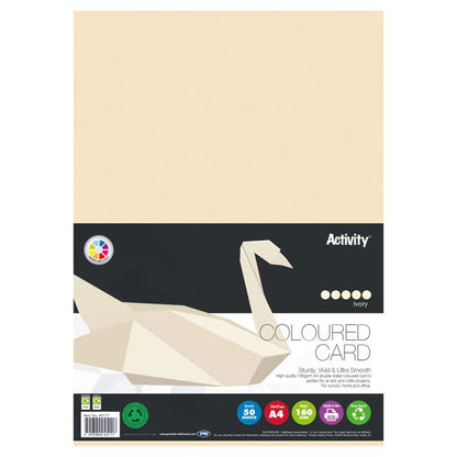 Ivory A4 Card 160Gsm 50Pk
