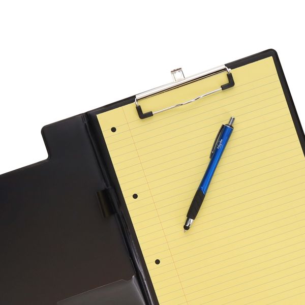 Concept A4 Pvc Double Foldover Clip Board - Black