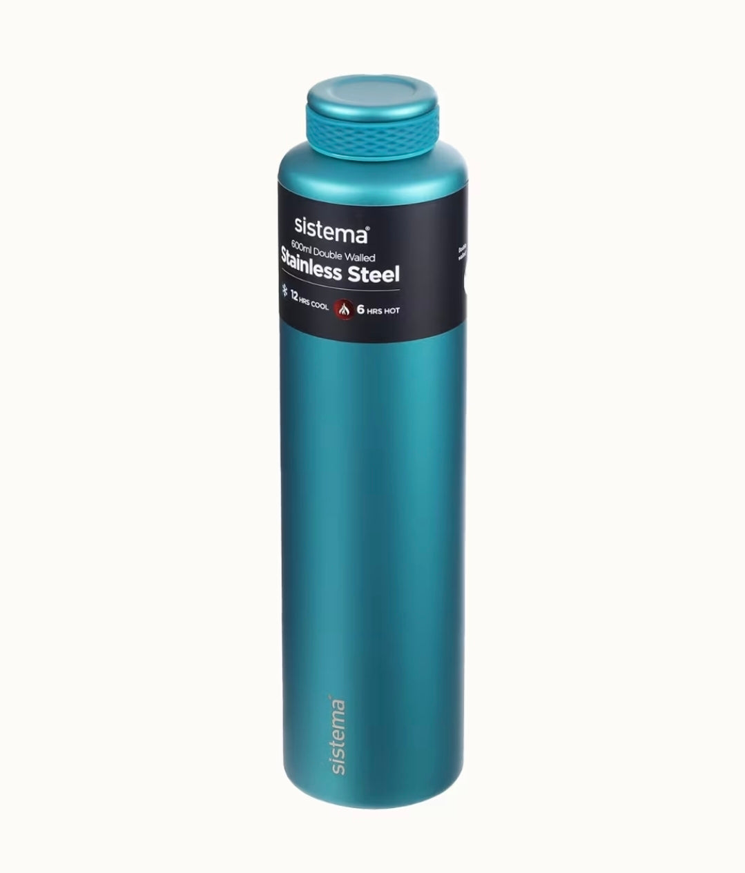 600ml Wild Teal Chic Bottle Stainless Steel