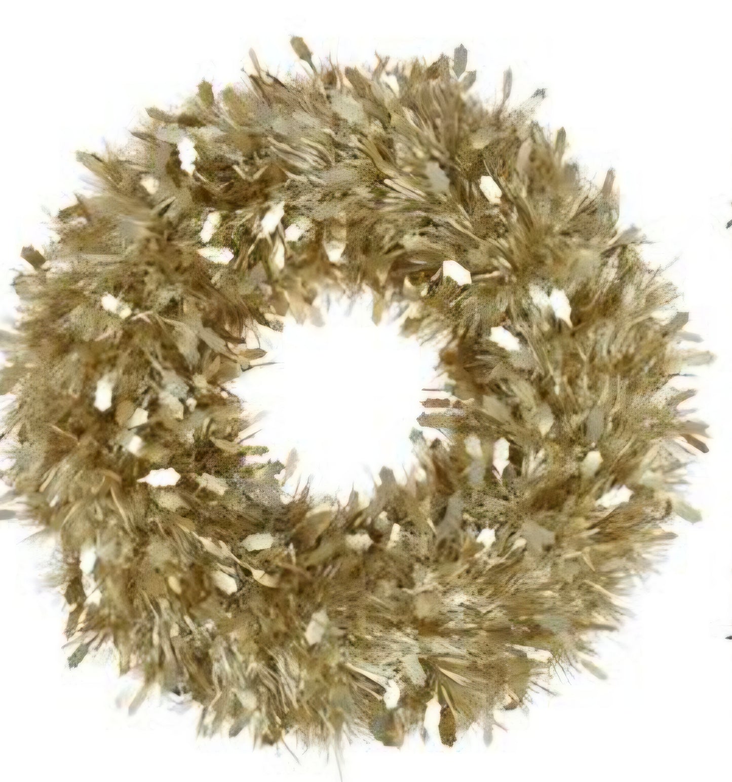 50cm Gold Tinsel Wreath