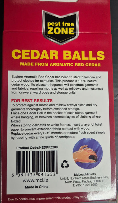 Moth Repeller Cedar Balls