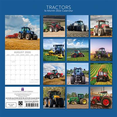 2026 Calendar Tractors