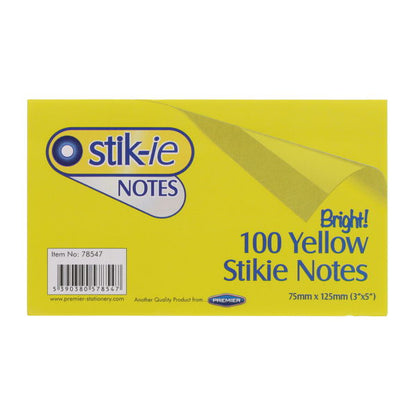 Stik-ie Notes 75x125mm Post it Notes