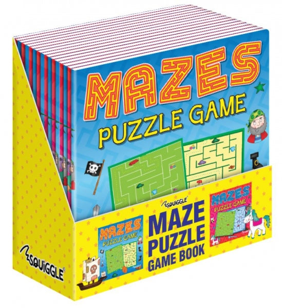 Squiggle Mazes Puzzle Book