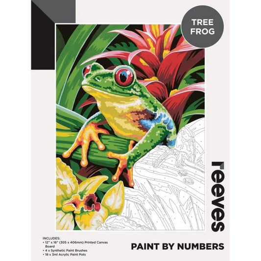 Reeves Paint by Numbers Tree Frog