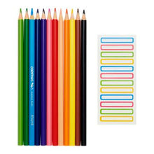 Color'peps 12pk Colouring Pencils with Labels