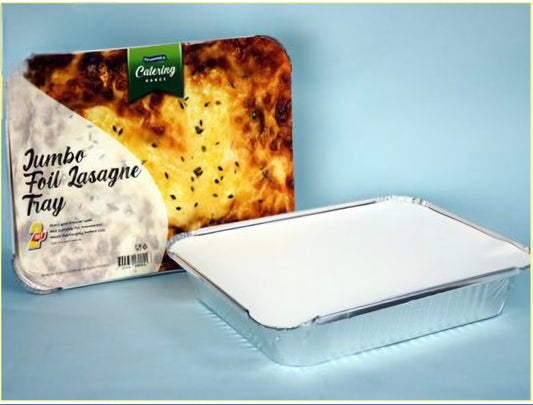 2pk Jumbo Lasage Foil Dish