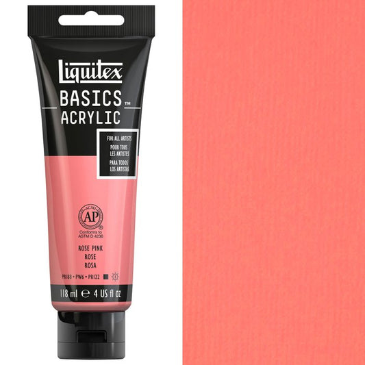 Liquitex Basics Acrylic 118ml Rose Pink