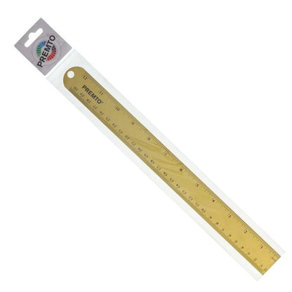 Premto 30Cm Deadlength Aluminium Ruler - 5 Asst