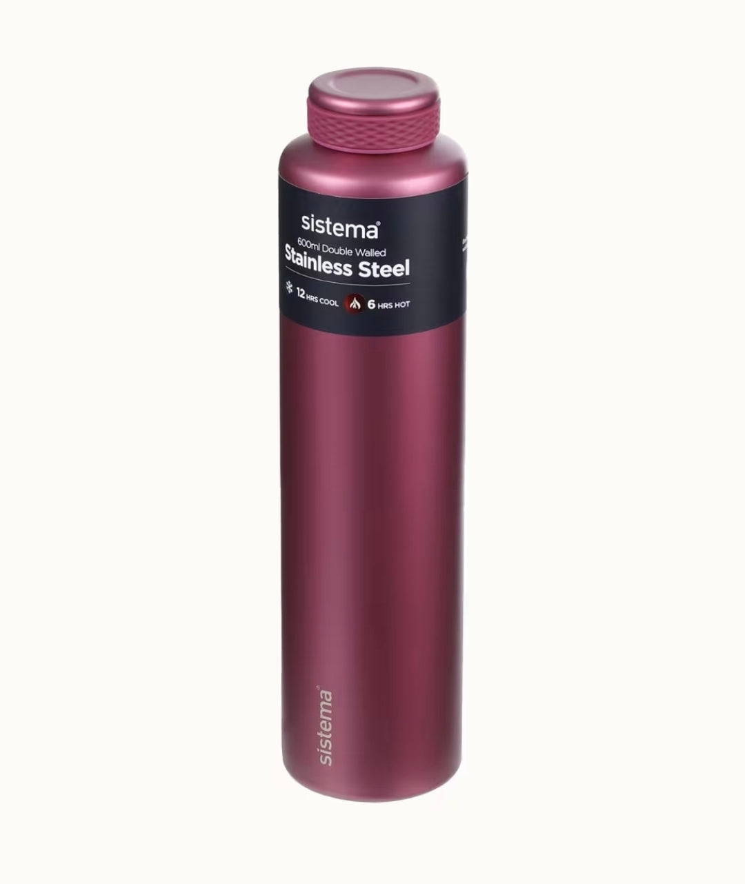 600ml Fig Purple Chic Bottle Stainless Steel