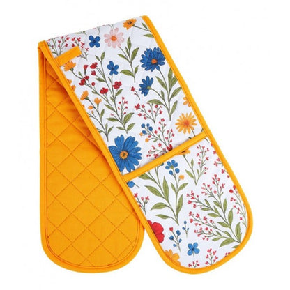 Double Oven Gloves Wild Flowers