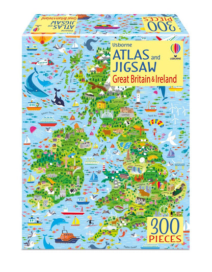 300pc Atlas & Jigsaw Great Britain & Ireland